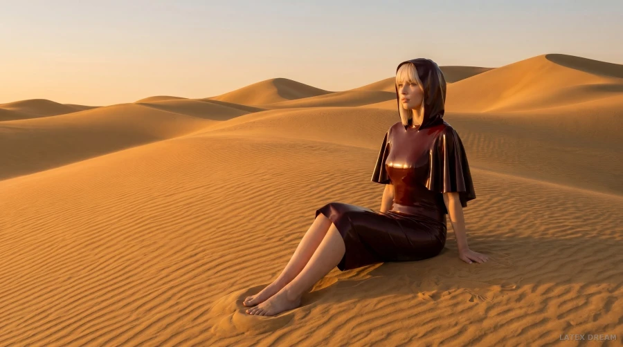 Seraphina · Oxblood Dune Study